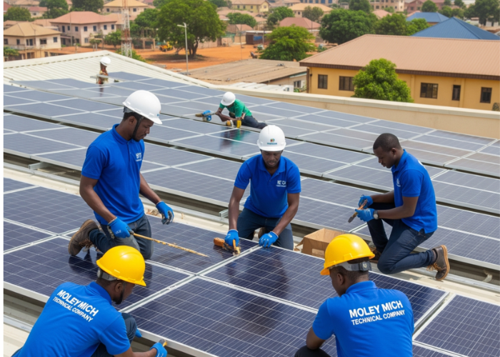 solar panel lagos island install